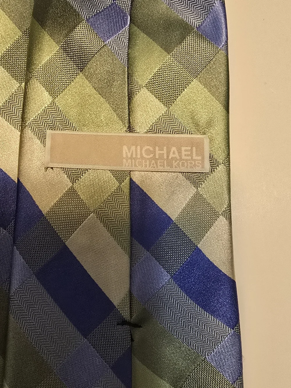 2 Michael Kors Plaid Silk Ties NEW No Tags
